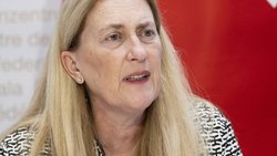 Die Chefunterhändlerin der Schweiz im Zollstreit mit den USA, Helene Budliger. Sie ist Staatssekretärin für Wirtschaft.