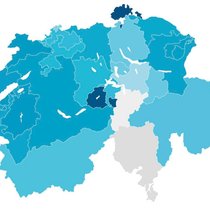Je nach Wohnkanton geben die Menschen in der Schweiz sehr unterschiedliche Beträge fürs Auswärtsessen aus.