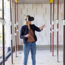 Virtuell im neuen Heim: VR-Brillen machen Umbauten greifbar.