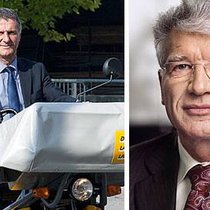 Jürg Bucher (links), Peter Hasler: Die Chemie stimmt nicht.