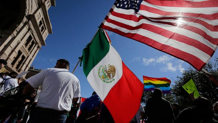 Beziehungen: Mexiko erwirtschaftet Überschüsse im Handel mit den USA. Keystone