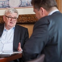 Joschka Fischer im Gespräch mit der BILANZ.