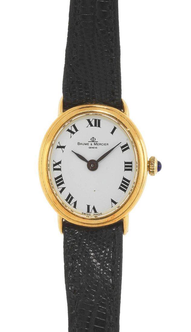 Baume et Mercier, ovales Gehäuse, mechanisches Werk.
