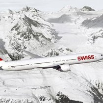 Boeing 777-300ER in Swiss-Bemalung: Bald schon Realität.  Boeing