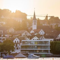 Viele träumen vom Eigenheim: Häuser in Rüschlikon ZH.