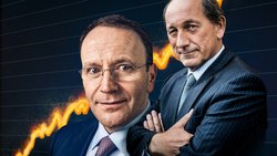 Nestlé-CEO Mark Schneider (l.) und Präsident Paul Bulcke: Die Aktie des Lebensmittelkonzerns zeigt einen fast surrealen Aufwärtsdrang.