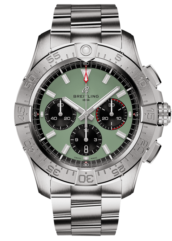 Breitling Avenger B01 Chronograph 44 Konstruiert für Jetpiloten, verlangt dieser 44-mm-Edelstahl-Zeitmesser geradezu danach, sich bei echten Strapazen zu bewähren. Definitiv too cool fürs Büro. 7900 Fr.