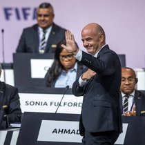 Bleibt bis 2023 im Amt: Gianni Infantino ist von den Delegierten des Fussball-Weltverbandes wiedergewählt worden.