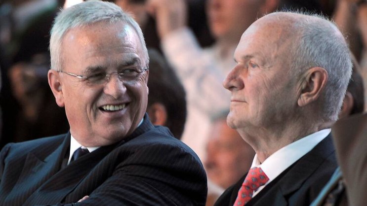 Im Streit: VW-Vorstandschef Martin Winterkorn und Aufsichtsratsvorsitzende Ferdinand Piëch.Keystone
