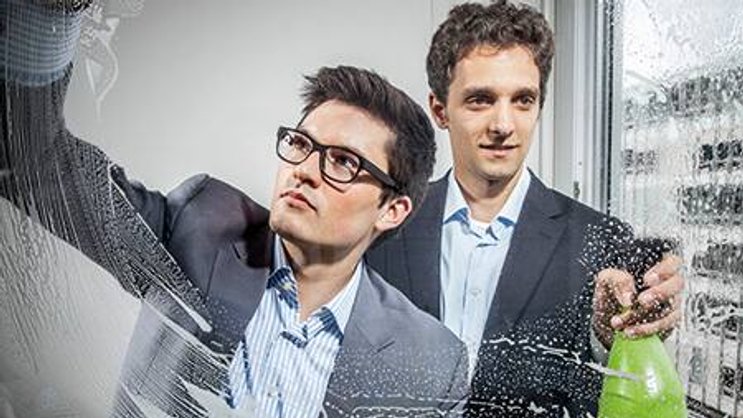 David Christen (l.) und Daniel Moser.
