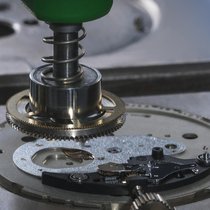 Uhrwerk aus einer Manufaktur der Swatch Group.