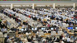 Symptomatisch: Der Trading Floor der UBS in Stamford war der grösste der Welt. Er wurde 2016 geschlossen.