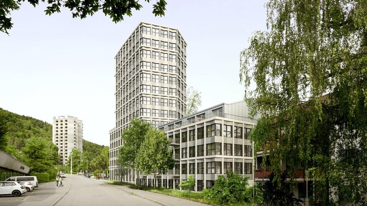 Kleine Wohnungen sind profitabler für die Besitzer. Im Hochhaus Sphinx steht aber noch ein Fünftel der Wohnungen leer.