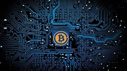 Illustration der Digitalwährung Bitcoin.