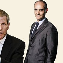 STRAMMES WACHSTUM: CEO GILLES Andrier (l.) und Präsident Calvin Grieder sind mit dem Geschäftsverlauf von Givaudan «wirklich zufrieden».