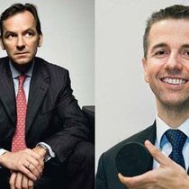 Infront-Mehrheitsbeteiligter: Andreas Jacobs (l.); Infront-Chef: Philippe Blatter.
