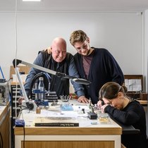 Pierre Biver mit seinem Vater Jean-Claude.