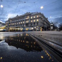 Paradeplatz in Zürich: Durch die neue UBS ist viel Kreditvolumen in Bewegung.