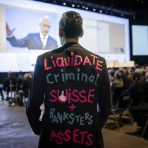 Die Grossbank mit den besten Risikomodellen? Ein CS-Aktionär der Generalversammlung sieht das anders.