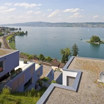 Häuser im Kanton Schwyz mit Blick auf den Zürichsee: Der Kauf der Traumimmobilie birgt Risiken. 