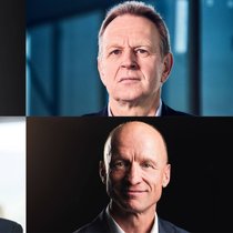 KANDIDATENKARUSSELL VR-Präsident Michael Rechsteiner (o.r.) muss mittelfristig die Nachfolge von Urs Schaeppi (o.l.) regeln. Olaf Swantee (u.r.) und Felix Graf (u.l.) wären denkbare Kandidaten.