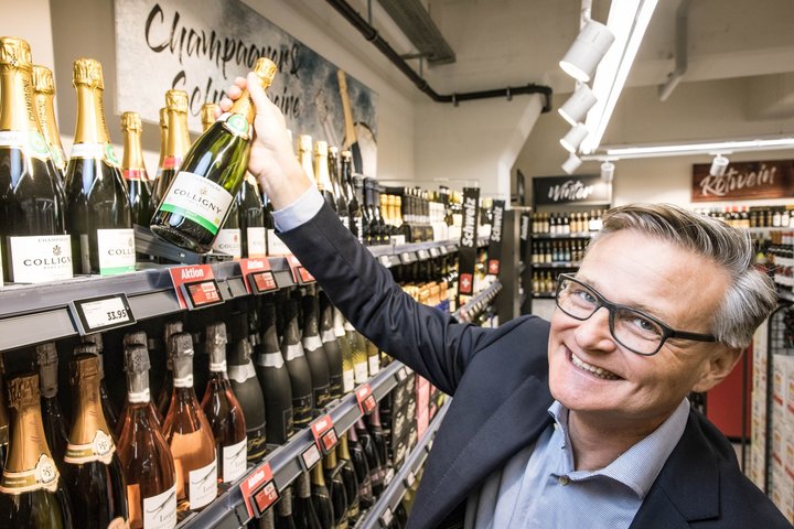 Mario Irminger: Der Denner-Chef kann die Korken knallen lassen, das Geschäft brummt gerade jetzt vor Weihnachten.