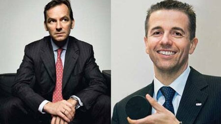 Infront-Mehrheitsbeteiligter: Andreas Jacobs (l.); Infront-Chef: Philippe Blatter.
