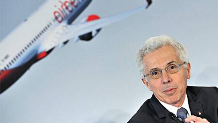 Air-Berlin-Chef Wolfgang Prock-Schauer steckt im Zangengriff des Grossaktionärs Etihad.