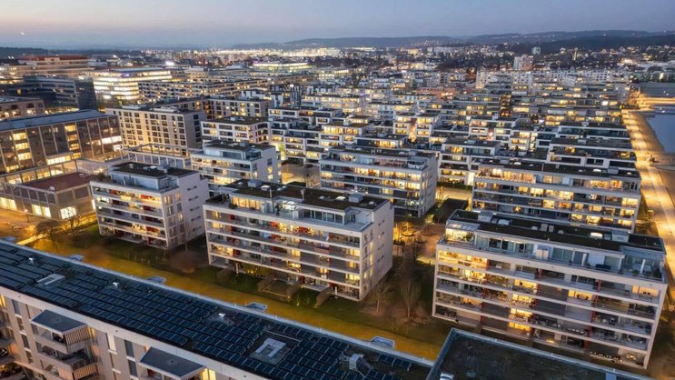 Wohnungen im Glattpark in Opfikon: Die durchschnittliche Insertationsdauer ist leicht gesunken.