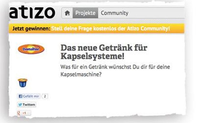 Marktforschung: Ovomaltine testet ihre Kakaokapsel im Netz.