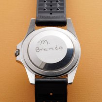Rolex GMT-Master ref. 1675: Die Inschrift «M. Brando» hat der Schauspieler von Hand eingraviert.