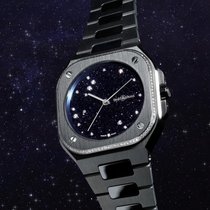 Bei der neuen Uhr von Bell & Ross kombiniert die Marke ein «Rund im Quadrat»-Gehäuse mit einem Aventurin-Zifferblatt und Diamantbesatz.