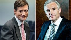 Musterknaben mit grossen Sorgen: CS-CEO Brady Dougan (l.) und Präsident Urs Rohner.