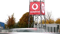 Funkmast von Vodafone in Deutschland: Die Firma liebäugelt offenbar mit einem Schweizer Markteintritt.