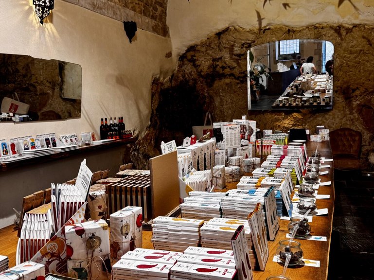 Schokoladenparadies, Shop von Sabadi in Modica