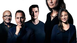 Diese Köpfe prägen das Crypto Valley: Herbert Sterchi, Berater, Thomas Linder, Steueranwalt, Mihai Alisie, Ethereum-Mitgründer, Mona El Isa, Melonport-Gründerin, Isabella Brom, Blockchain-Allrounderin (v.l.).