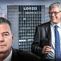 Getrennt: Marc Funk (links) verlässt Lonza im Januar, Präsident Albert Baehny übernimmt interimistisch den CEO-Posten.