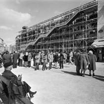 Ein Kind seiner Zeit: Das Centre Pompidou in den 1970er-Jahren.