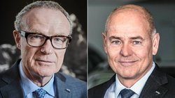 Die AMAG-Chefs: Martin Haefner (l.) bezieht keine Dividende, sodass CEO Morten Hannesbo investieren kann.