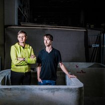 Hightech für Baustellen: Agnès Petit und Thomas Ribeaud bringen die Digitalisierung ins Bauwesen.