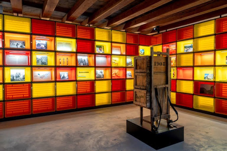 Alles andere als bieder: das Walliser Reb- und Weinmuseum in Sierre und Salgesch (Bild).