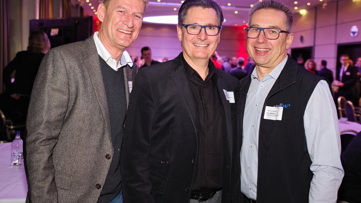 Wolfgang Klein, CEO, Klein Computer System AG;Conradin Cathomen, Partner MAS Management Assets Services AG (und Ex-Skirennfahrer);Marcel J. Strebel, Inhaber, ANTA SWISS AG