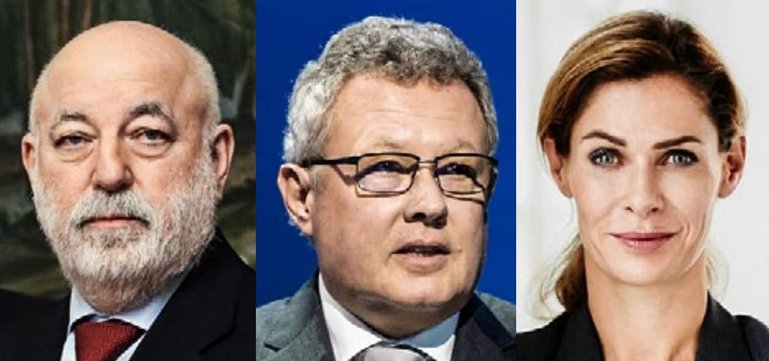 Viktor Vekselberg, Urs Gasche, Mirjam Staub-Bisang (v.l.).