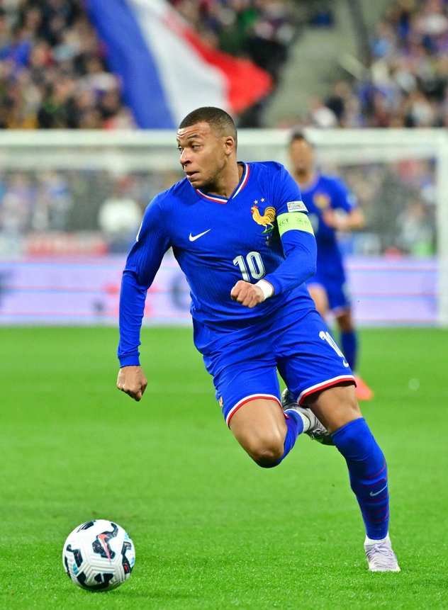 Kylian Mbappé - Quart de finale de la Ligue des Nations de l UEFA 2025 France - Croatie (2-0 / tab 5-4) au Stade de Fran