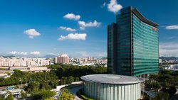 Der Huawei-Hauptsitz in Shenzhen (China).