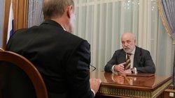 Viktor Vekselber bei Wladimir Putin: USA verhängen Sanktionen gegen Oligarchen.