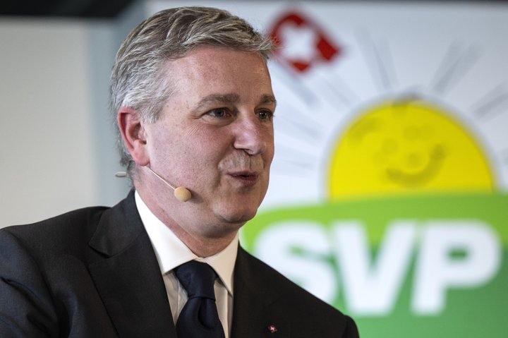 SVP-Ständerat Marco Chiesa ...