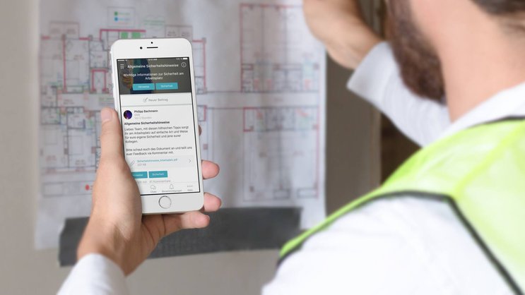 Die App des Schweizer Startups Beekeeper.