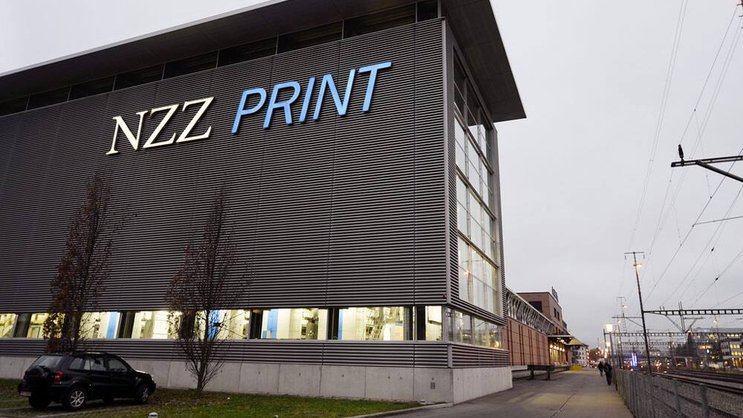 NZZ-Druckerei in Schlieren: Abschreiber von 55 Millionen Franken. Keystone