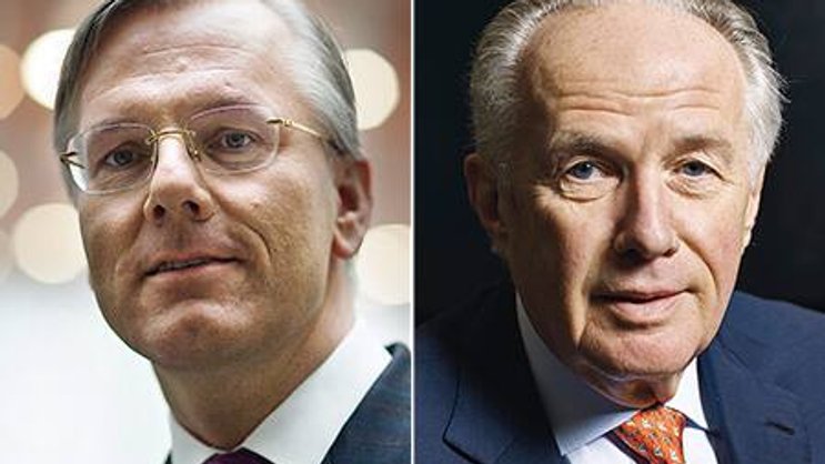 Roche-Präsident Franz Humer (r.) startet mit Christoph Franz eine neue Ära.